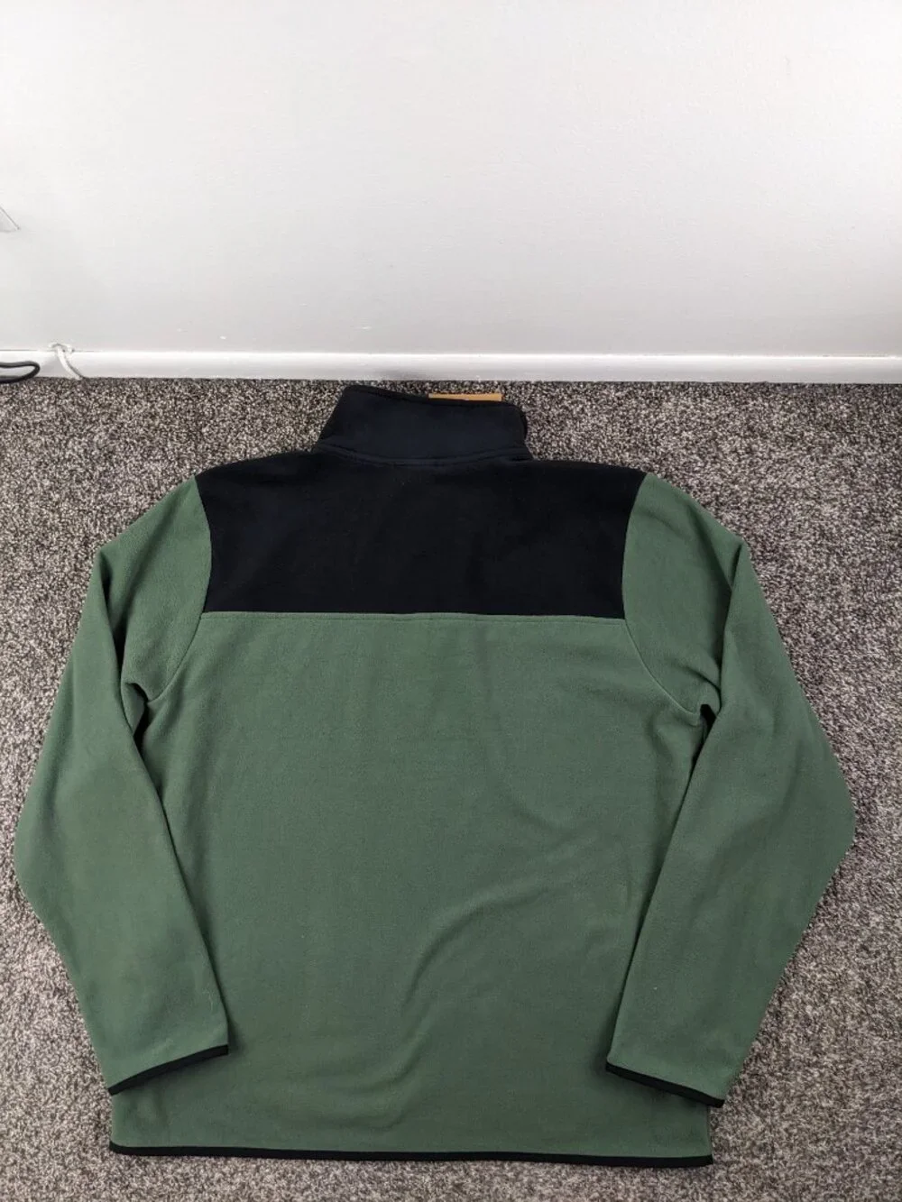 NWT The North Face Jacket TKA Glacier Fleece 1/4 Zip Thyme Green Mens XL